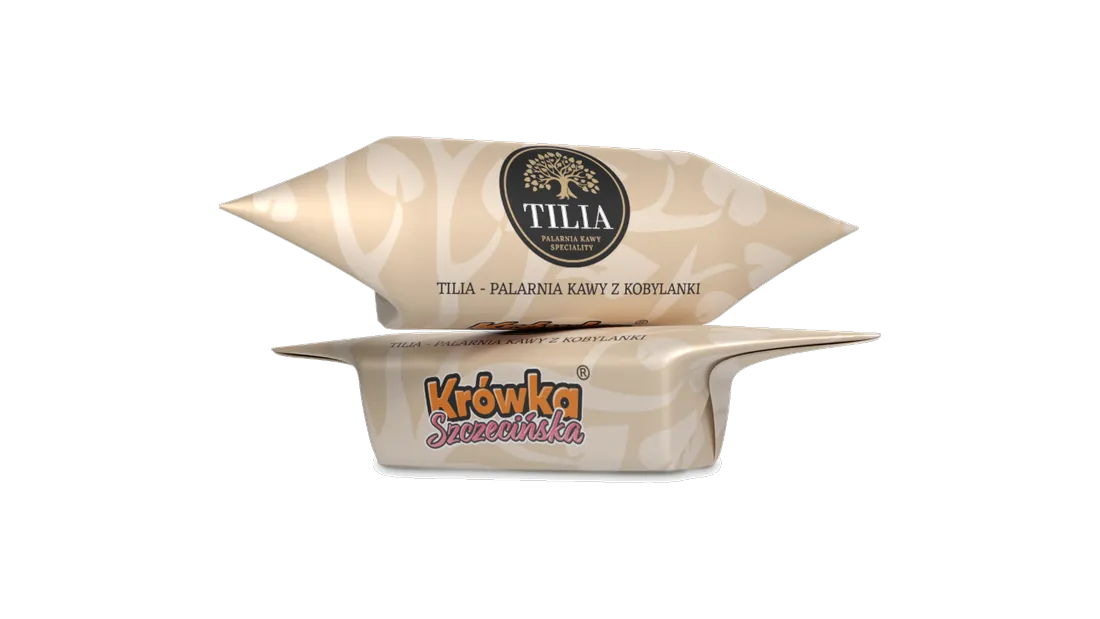 Krówki z logo firmy dla TILIA Palarnia Kawy